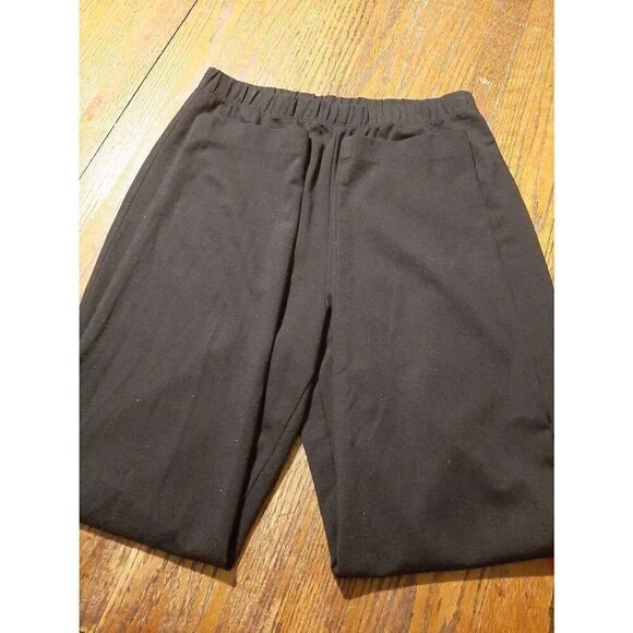 Size 2 Chicos Size 00 Regular Black Black Pull On Elastic Waist Pants - Picture 3 of 4
